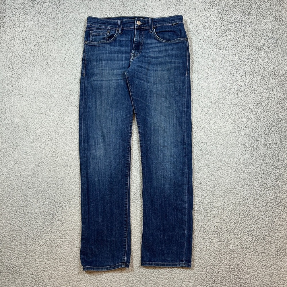 Mavi‎ Jeans Mens Matt Relaxed Straight Leg Blue Denim Jeans 31 x 31